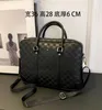 New Business Jiugongge Handbag Large Capacity Office Laptop Bag Men Business Briefcase