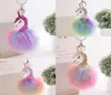 Anime cheval jouet mignon porte-clés en métal en peluche jouet pendentif femmes moelleux fourrure porte-clés sac accrocher en peluche Toy5392507