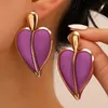 Mignon grand coeur boucle d'oreille femmes coeur boucle d'oreille cadeau pour amour petite amie bijoux de mode