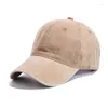 Ball Caps 2024 Plain Dyed Sand Washed Soft Cotton Cap Blank Baseball Dad Hat No Embroidery Mens For Men And Women