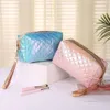 Handheld Makeup With Large Capacity Instagram Advanced Multi Functional Waterproof Wash Embroidered Grid Travel Storage Bag 627344