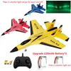 Electricrc Uçak RC Uçak SU35 LED Işıklar Uzaktan Kumanda Uçuş Modeli Planör 24G Fighter Hobi Uçak Epp Fam Oyuncakları Kids GI DHPDN