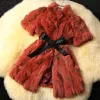 毛皮2023女性新しい到着Real Rex Rabbit Fur Coat女性用ウィンターコートDFP301Bのための本物の天然ウサギヒョウ毛ジャケット