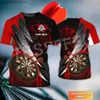 TERTS للرجال TESSFFEL أحدث ألعاب NewFashion Sports Darts Player Beer Club Games Tattoo Summer Harajuku Thirts Upsingx Top O-Neck Shorts L L240304