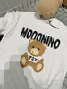 Mode Jungen Mädchen Bär gedruckt T-shirt Ins Kinder Cartoon Brief Kurzarm T-Shirts Sommer Kinder Baumwolle Casual Tops Designer Kleidung S1142