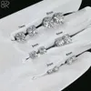 Luxury 14k 18k Gold Earring Gia IGI Certified Iced Out Round Brilliant Cut Lab Grown Diamond Fine Jewelry Earring For Men Women