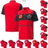 T-shirty męskie 2022-2023 Formuła 1 Red Team T-shirt F1 Racing Mens T-shirt fani swobodne marka koszule polo letnie koszulki koszulki