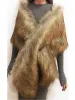 Pelz Frauen Warm Faux Pelz Schal Verdicken Wraps Hochzeit Herbst Winter Lange Stola Achselzucken Braut Schal Braut Formale Party mantel Pelz Capes