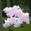 Jedwabny gipsophila sztuczne kwiaty do dekoracji domowe plastikowa łodyga panny młodej ślub bukiet mariage wiśniowe kwiat fałszywy kwiat DIY 2024304