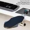 Pads tragbare Armruhe Support für Schreibtisch Ergonomisch einstellbare Computer Armlehnenhalterung für Schreibtischstuhlhalterung Tastaturschale Arm Ruhe