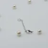 Подвески, минималистское жемчужное ожерелье, белое круглое, натуральная пресноводная леска, ручная работа, звезды, женские