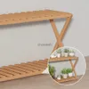 Other Garden Buildings Wooden Multilayer Organizer Flowerpot Flower Holder Balcony Stand Pots Shelf Plant Stand Display Outdoor YQ240303