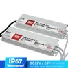 LEDドライバーDC12V 24V IP67屋外光用防水照明トランス12V電源10W 20W 30W 45W 60W 100W 200W 300W748529