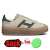 TOP Auffällige Designer-Damenschuhe, lässige, lässige Pink Glow Gum Velvet-Sneaker mit dicken Sohlen und vegane, cremefarbene Collegiate Green Dhgate-Jogging- und Walking-Sportsneaker