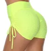 Aktive Shorts Damen Kordelzug Sexy Push-Up-Leggings Yoga Gym Fitness für Frauen Damen Sport Workout Short Frau