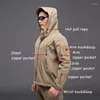 Hunting Jackets Tactical Army Jacket Men Military Camouflage Waterproof Softshell Outdoor Sport Hiking Windbreaker