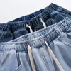 Мужские джинсы 2024 зимние мужчины теплые мешковатые уличная одежда корейская джинсовая джинсовая ткань широкие брюки с ногами флисовые толстые брюки мужской бренд синий