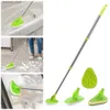 Cleaning Brushes 3 in 1 Scrub Cleaning Brush with Long Handle 180 Shower Cleaning Brush Tub Tile Scrubber Brush Extendable MultifunctionalL240304