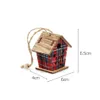 Christmas Decorations Red Wooden House Pendant Small Ornament Tree Ornaments 926 Drop Delivery Home Garden Festive Party Supplies Dhwpe