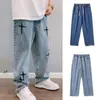 Men's Jeans Men Vintage Star Embroidered Wide Leg With Zipper Closure Hip Hop Streetwear Long Pants For A Stylish Look