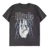 Nieuwe Stijl Rhude Tshirt Designer Heren T-shirts Tij Bedrukt T-shirt Mannen Vrouwen Ronde Hals Korte Mouw T-shirt Casual Losse Mode High Street Hip Hop Styli 954