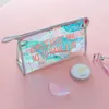 New Cute Instagram Girl Heart Makeup Laser Small, Portable, Large Capacity, Multi Functional, Minimalist Wash Bag 321287