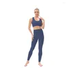 Aktif Setler Profesyonel Sabah Çalışan Spor Seti Kadın Yoga Giyim Sonbahar Ağı Kırmızı Eğitim Sıkı Fitness