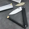 2024 Atropos Trapper Flipper Solding Knife D2 Blade Aluminium Aluminium Rękołaj taktyczne przetrwanie kemping