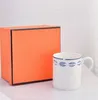 All-match osso china caneca copo de cerâmica xícara de água xícara de café presente de escritório em casa atacado