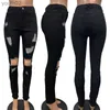 Women's Jeans Jeans For Womens Clothing Broken Hole Washed Slim Leggings Long Pants Spring Summer Trousers Plus Size 240304