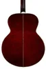 SJ200 Double Rose Guitare Acoustique Personnalisée Rouge