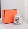 All-match osso china caneca copo de cerâmica xícara de água xícara de café presente de escritório em casa atacado