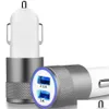 Party Favor Favors Car Charger Metal Travel Adapter 2 Ports Colorf Micro Usb Plug For Note 8 Phone 7 Opp Package Fy7804 C0221 Drop D Dhhul