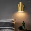 Lâmpada de parede moderna luxo ouro metal luz para cabeceira quarto entrada estudo corredor espelho spotlight banheiro decoração para casa lâmpadas