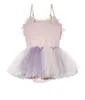 Vestidos de menina bebê princesa lantejoulas balé tutu vestido infantil alça de tule festa concurso roupas de dança