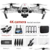 Intelligent UAV P5 Drone Professional 4K Dual HD Camera Aerial FPV WIFI POGRAPHY INFREGRED RC Quadcopter Helicopter Foldbar Gift Toy DHZ2S