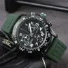 12% zniżki zegarek Watch Endurance Mens Quartz Top Pro Avenger Chronograph 44 mm wiele kolorów gumowe mężczyźni szkło 47909 es