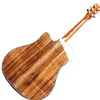 Die neueste 41-Zoll-KOA-Klassiker-Folkgitarre aus Holz, echte Abalone-Einlage, Palisanderschutz, D-Typ-Gitarre, kostenloser Versand