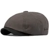 HT4168 Berets Spring Summer Caps For Men Kobiet Artysta malarz Octagła Sboy Beret Hat Flat Cap Męska Kobieta Kobieta 240229