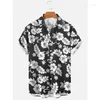 Chemises décontractées pour hommes 2024 Hawaii Harajuku animé Maccabi mode porte de luxe chemise imprimée 3D manches courtes grande taille