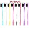 10/20/50pcs Double-sided Edge Control Hair Comb Hair Styling Wholesale Baby Hair Brushes Eyebrow Combing Makeup Tool 240226