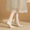 Sapatos de vestido tamanho pequeno 31-43 salto alto feminino stiletto noiva dama de honra casamento salto fino