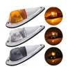 Working Light LED Car Cab Roof Marker Lights Lens Clearance Lamps Doom Truck SUV Lorry Caravans Bus Trailer5PCS 12V 24V8169730