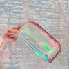 Makeup PVC Laser Portable Shell Cosmetics Storage High Beauty Value Ins Waterproof Wash Bag 230891