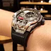 Mode Sport individuel dominateur luxe hommes montres élastique Quartz montres pour hommes montre calendrier 220407264i