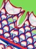 幾何学的パターン印刷ボディスーツテキスタイル女性レタータンキニセットレディハイウエストショートスイムパンツプールパーティー水着6325106
