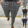 Pantaloni casual da uomo Matita sociale formale per impiegati d'ufficio da uomo Abito dritto da matrimonio Streetwear X 240227