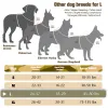 Västar reflekterande K9 Working Training Vest Tactical Dog Harness för små stora hundar Ingen drag justerbar husdjurssele och koppeluppsättning