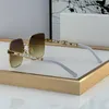 CH8035 Meilleure vente Designer personnalisé lunettes de soleil polarisées hommes femmes lentilles dégradées cadre en métal carré surdimensionné 2024 célèbre marque de lunettes de soleil style classique avec