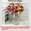 21 رؤساء باقات الورد المزيفة الاصطناعية زهور الزهور للمكتب المنزلي الزفاف الزفاف منزل دش المطبخ 240301